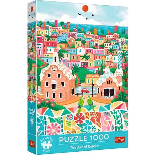 Puzzle Trefl de la 1000 piese - Barcelona, ​​Spania