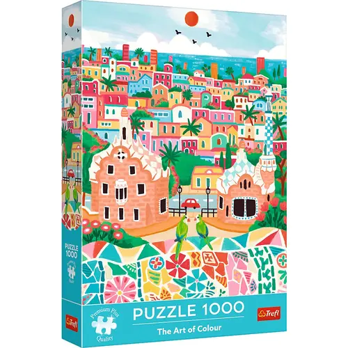 Puzzle Trefl de la 1000 piese - Barcelona, ​​Spania