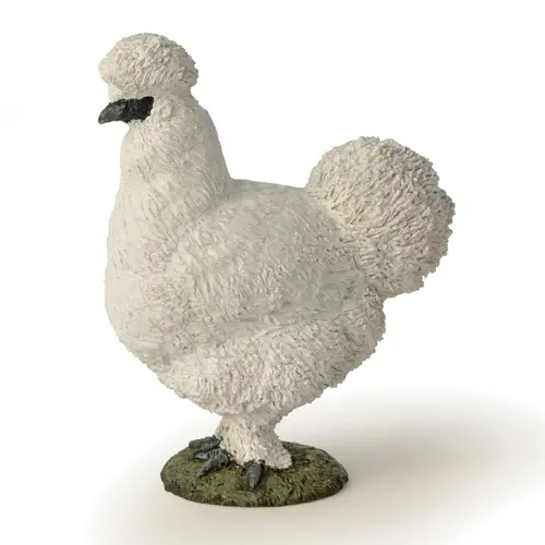 Figurina Papo - Animale de la ferma, Gaina de matase