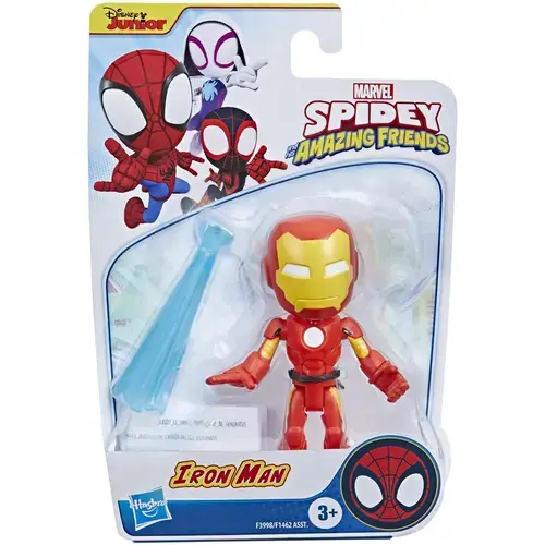 Figurina Marvel Spidey and his Amazing Friends - Iron Man, 10 cm