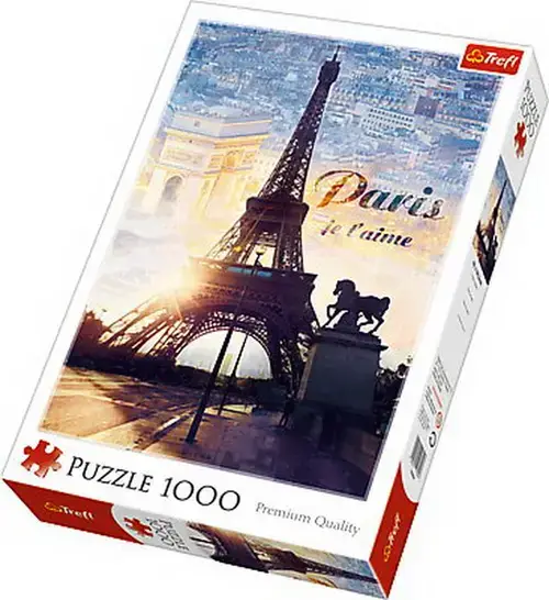 Puzzle Trefl din 1000 de piese, Paris in zori