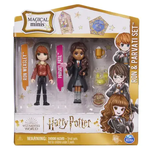 Set de joaca Harry Potter - Magical Minis, Ron si Parvati