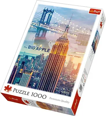 Puzzle Trefl 1000 piese - Zori de zi la New York