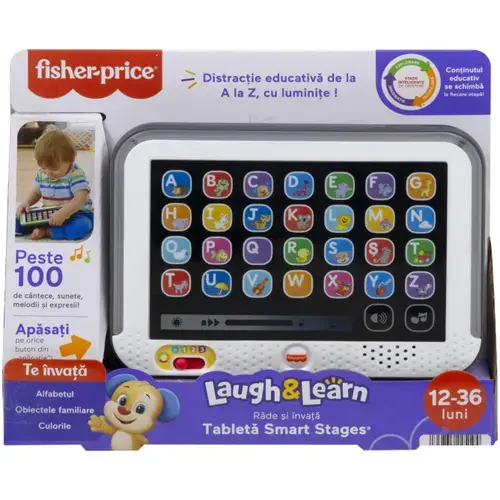 Jucarie Fisher Price Laugh Learn - Tableta Smart, lb. romana
