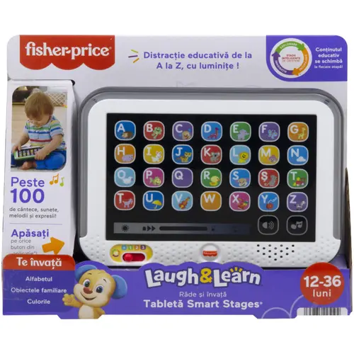 Jucarie Fisher Price Laugh Learn - Tableta Smart, lb. romana