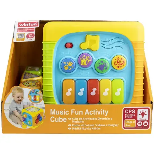 Jucarie interactiva Winfun - Cub cu activitati