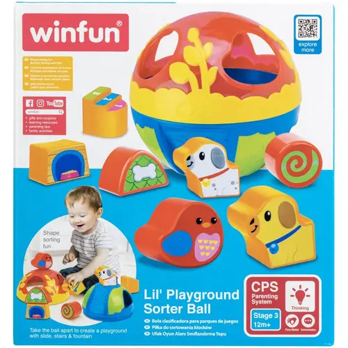 Jucarie de sortat Winfun - Bila cu animale