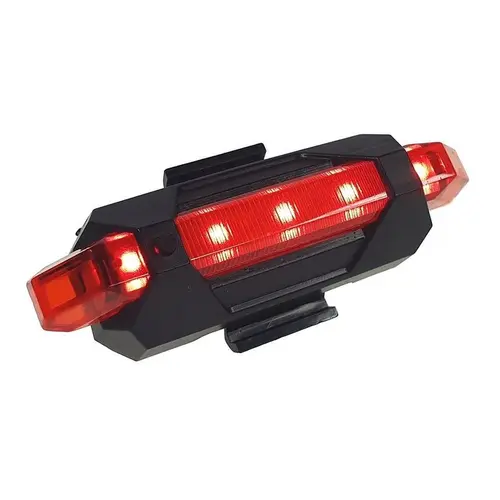 Stop bicicleta 5 LED-uri, Esperanza, acumulator reincarcabil USB, 5 moduri iluminare, impermeabil