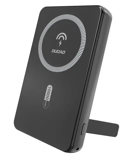 Baterie Externa Wireless Dudao K14S+, 10000mAh, 22.5W, QC + PD + FQI, 1 x QI - 1 x USB-A - 1 x USB-C, Neagra