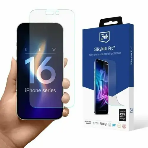 Folie de protectie 3mk Silky Matt Pro pentru iPhone 16 Plus