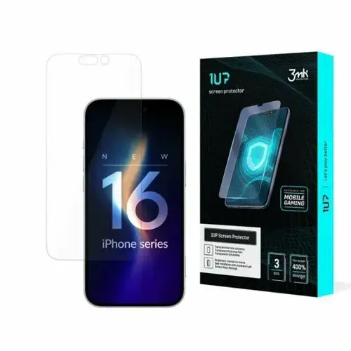 Folie de protectie 3mk 1UP pentru iPhone 16 Pro Max