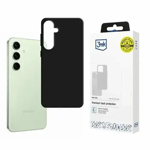 Husa de protectie 3mk Matt Case pentru Samsung Galaxy S24 FE, Negru