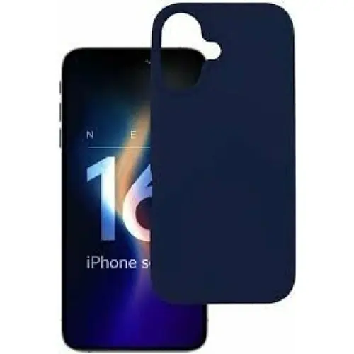 Husa de protectie 3mk Silicone Case Dark Military Grade pentru iPhone 16 Plus, Negru