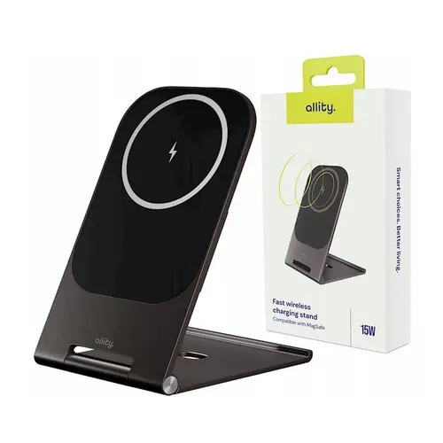 Incarcator Wireless Allity AWC-200-15WMS, 15W, Negru