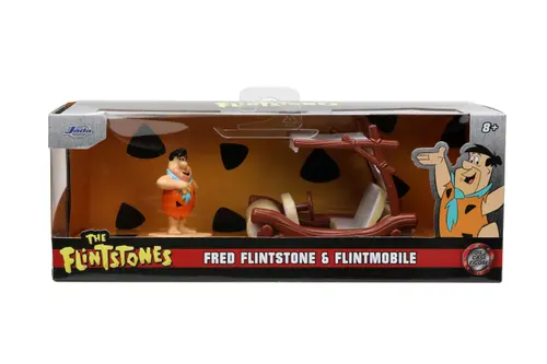 Set figurina si masinunta Fred Flintstone & Flintmobile