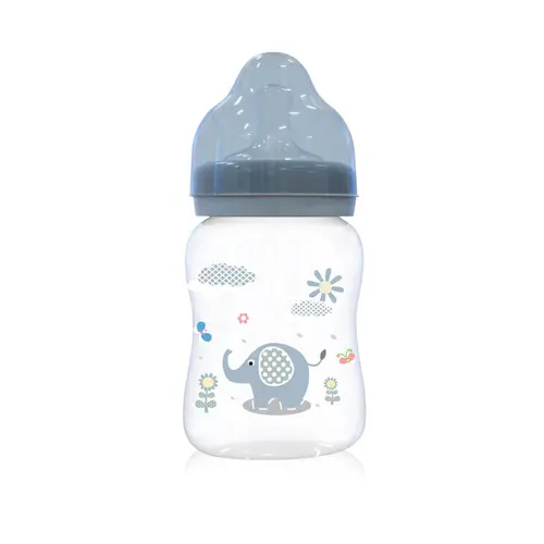 Biberon Lorelli, 0 luni+, 250 ml, Moonlight Blue
