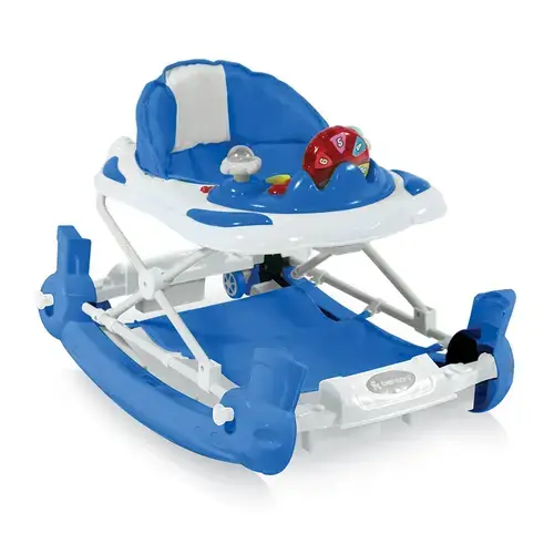 Premergator leagan School Lorelli, cu eurobaza, Albastru, 65 x 72 x 50 cm