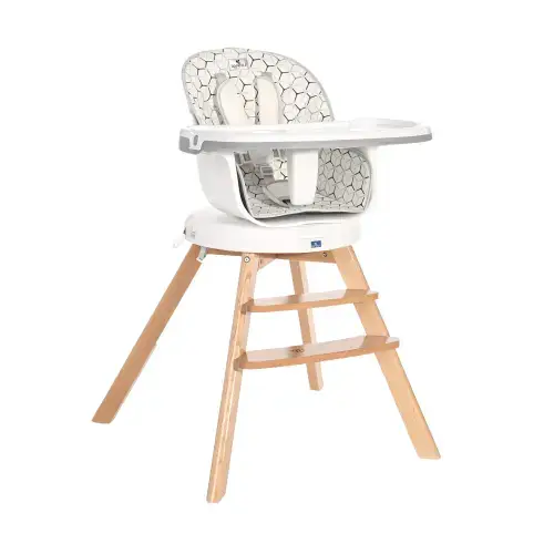 Scaun de masa 3 in 1 Lorelli Napoli Grey Net, sezut rotativ, Gri