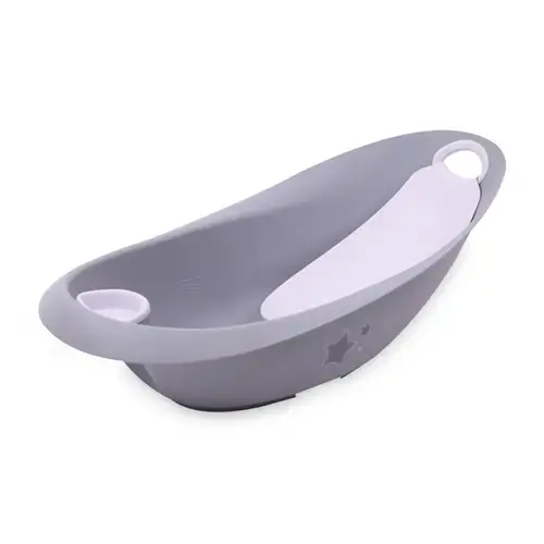 Set cadita cu reductor si suport accesorii Lorelli Luxe Stars Grey, detasabile