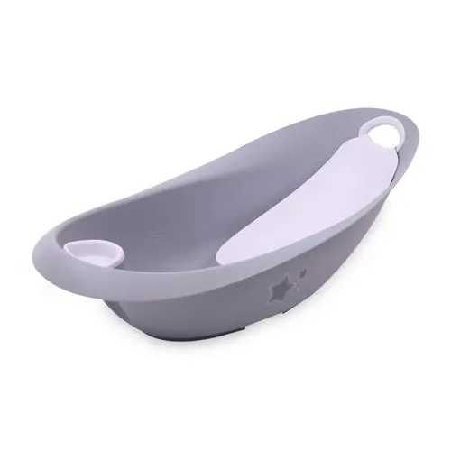 Set cadita cu reductor si suport accesorii Lorelli Luxe Stars Grey, detasabile