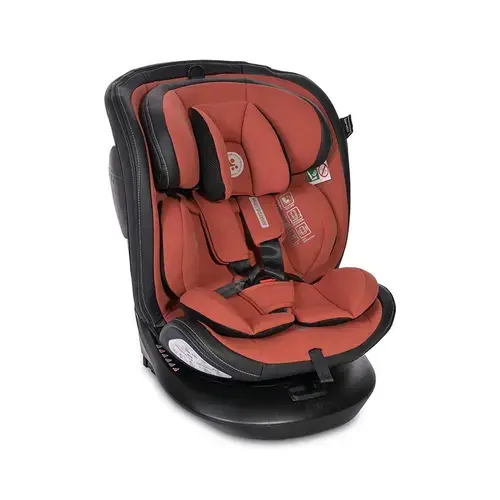 Scaun auto pentru copii Lorelli Aviator Ginger,  Isofix, i-Size, 0 Luni-12 Ani, 40-150 cm, certificat R129, baza rotativa 360 grade, reglabil, sistem protectie impact lateral, sistem antibasculare