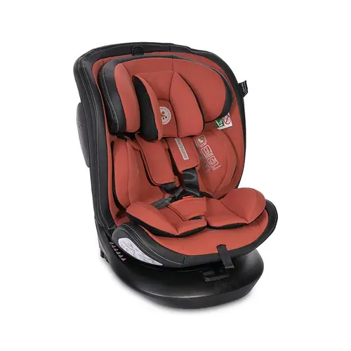 Scaun auto pentru copii Lorelli Aviator Ginger,  Isofix, i-Size, 0 Luni-12 Ani, 40-150 cm, certificat R129, baza rotativa 360 grade, reglabil, sistem protectie impact lateral, sistem antibasculare