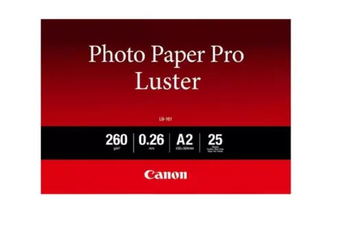 Hartie foto Canon LU-101  Pro, 25 coli, 260g-m2. A2, 420 mm x 594 mm