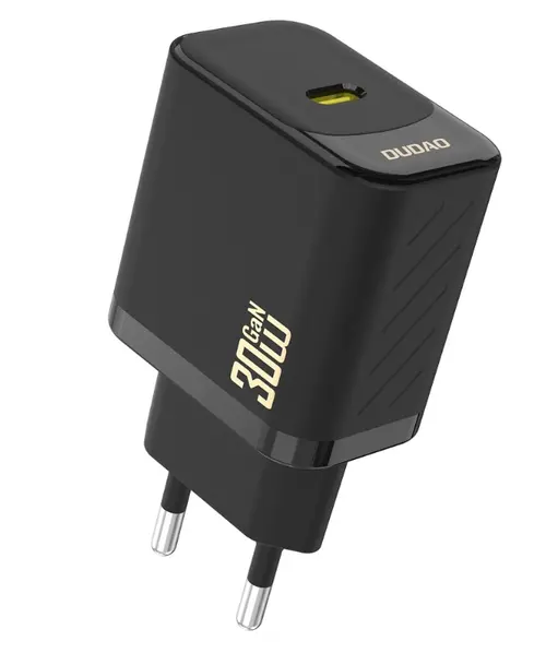 Incarcator Retea Dudao A27P, 30W, 3A, 1 x USB-C, Negru