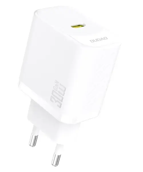 Incarcator Retea Dudao A27P, 30W, 3A, 1 x USB-C, Alb