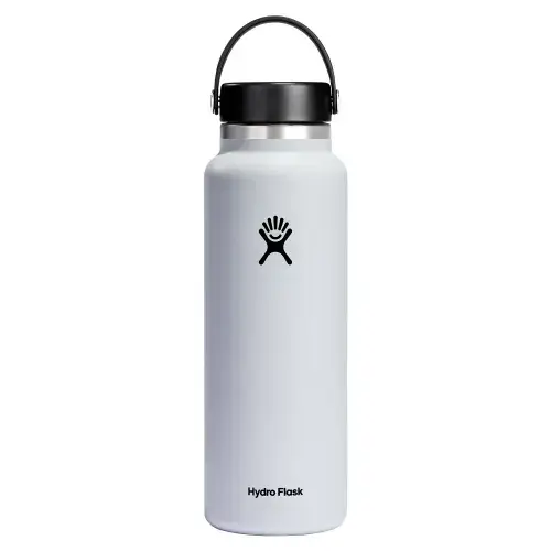 Sticla termos Hydro Flask Wide Mouth White, inox, 1.18L