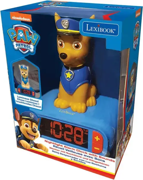 Ceas desteptator cu lumina 3D, PAW PATROL