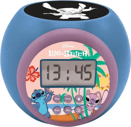 Ceas desteptator cu proiector, STITCH