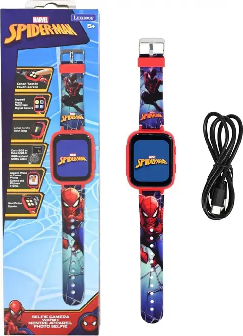 Ceas cu aparat foto & video LEXIBOOK, SPIDERMAN
