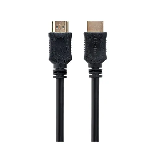 Cablu video Spacer SPC-HDMI4L-1M, HDMI tata la HDMI tata, 1m, conectori auriti, rezolutie maxima 4K 3840 x 2160 la 60 Hz, Negru