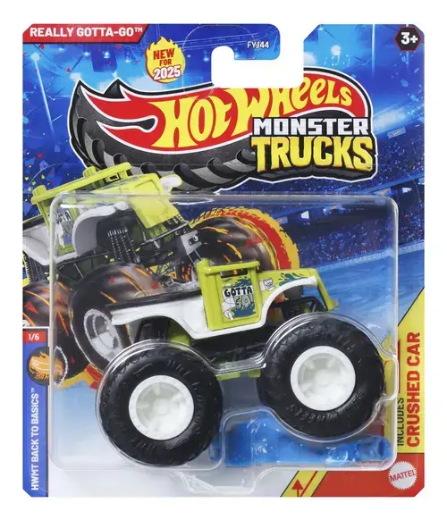 Masinuta Hot Wheels Monster Truck Really Gotta Go, Scara 1:64