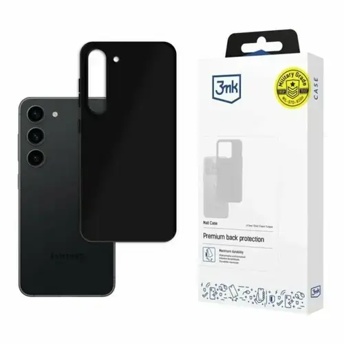 Husa de protectie 3mk Matt Case pentru Samsung S22+,  NegrU