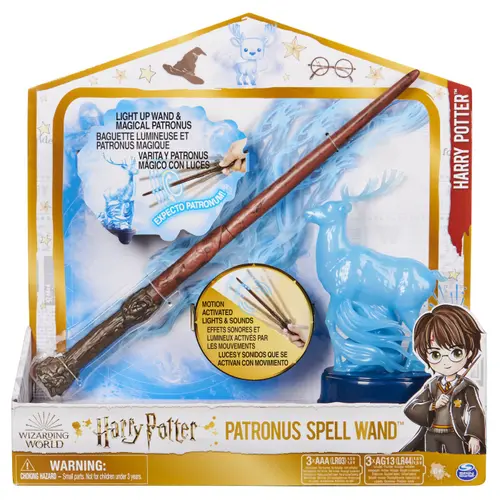 Bagheta Harry Potter - Wizarding World Patronus Spell, 33 cm