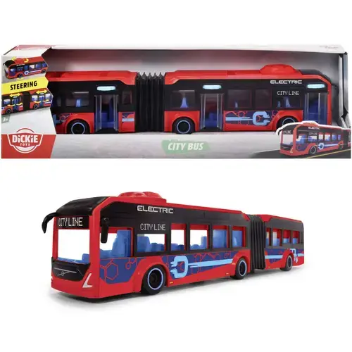 Autobuz Volvo City Bus Dickie Toys, 40 cm