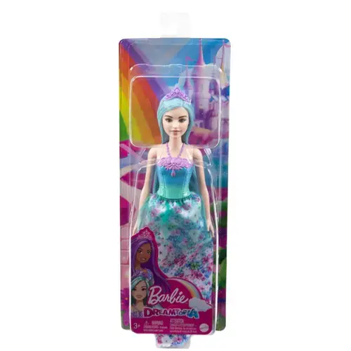 Papusa Barbie Dreamtopia - Printesa cu par albastru