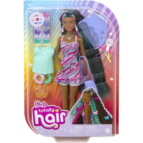 Papusa Barbie Totally Hair, suvite colorate