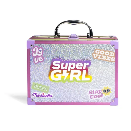 Trusa de machiaj Martinelia - Supergirl, Gentuta cu oglinda Led