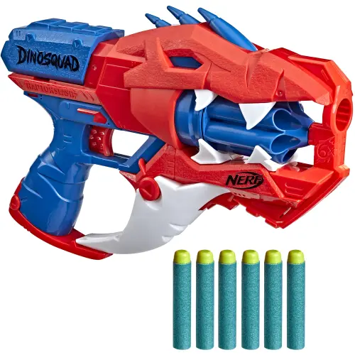 Blaster Nerf Dinosquad - Raptor Slash. 6 proiectile