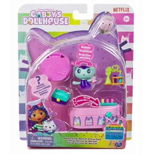 Set de joaca Gabby's Dollhouse - Bobble Kitty Mercat, Roz