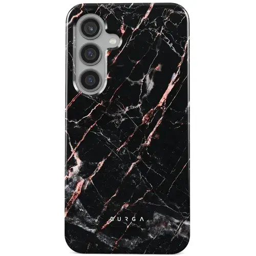 Husa Burga Dual Layer Rose Gold Marble compatibila cu Samsung Galaxy S24