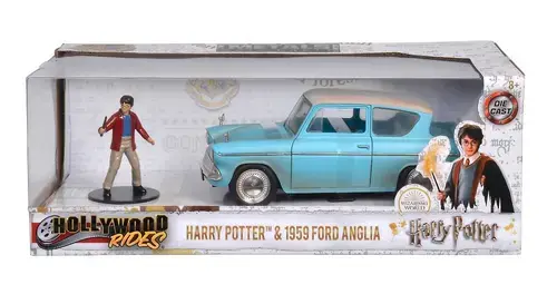 Macheta metalica si figurina - Harry Potter - 1959 Ford Anglia