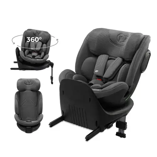 Scaun Auto Kinderkraft Xrider 2, I-size 40-150 Cm, 0 - 12 ani, Gri
