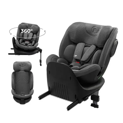 Scaun Auto Kinderkraft Xrider 2, I-size 40-150 Cm, 0 - 12 ani, Gri