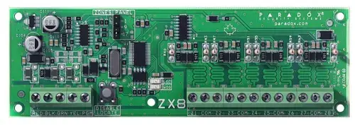 Modul de extensie Paradox ZX8, 8 zone conventionale, dublare ATZ, 8 intrari