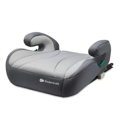 Inaltator auto Kinderkraft I-Size Boost, 135-150 cm, compatibil cu ISOFIX, Gri