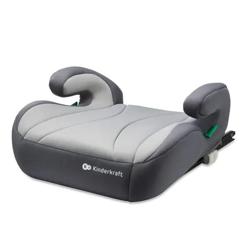 Inaltator auto Kinderkraft I-Size Boost, 135-150 cm, compatibil cu ISOFIX, Gri